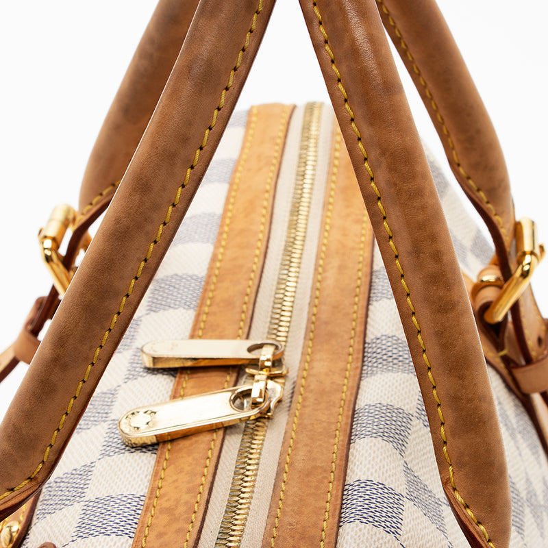 Louis Vuitton, Bags, Authentic Louis Vuitton Damier Azur Berkeley Boston  Hand Bag