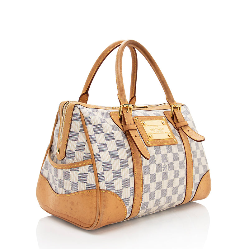Louis Vuitton, Bags, Louis Vuitton Damier Azur Berkeley Boston Shoulder  Bag