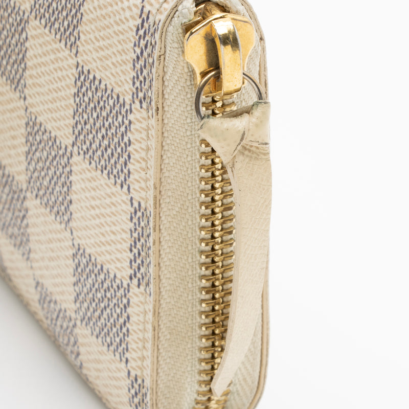 Louis Vuitton Damier Azur Clemence Wallet (SHF-Hv11Ob) – LuxeDH