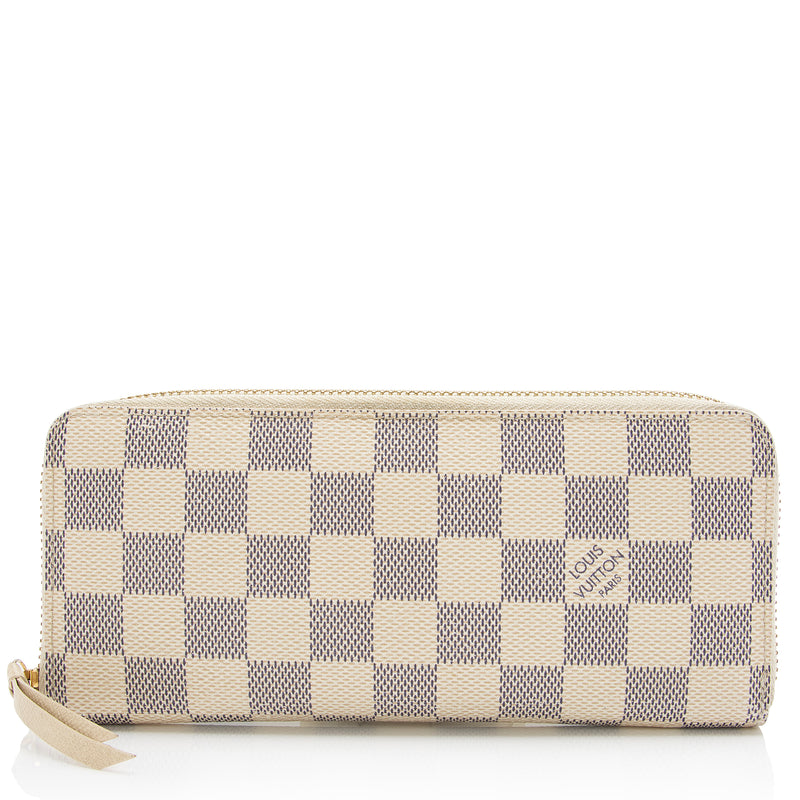 Louis Vuitton Damier Azur Clemence Wallet (SHF-23847)