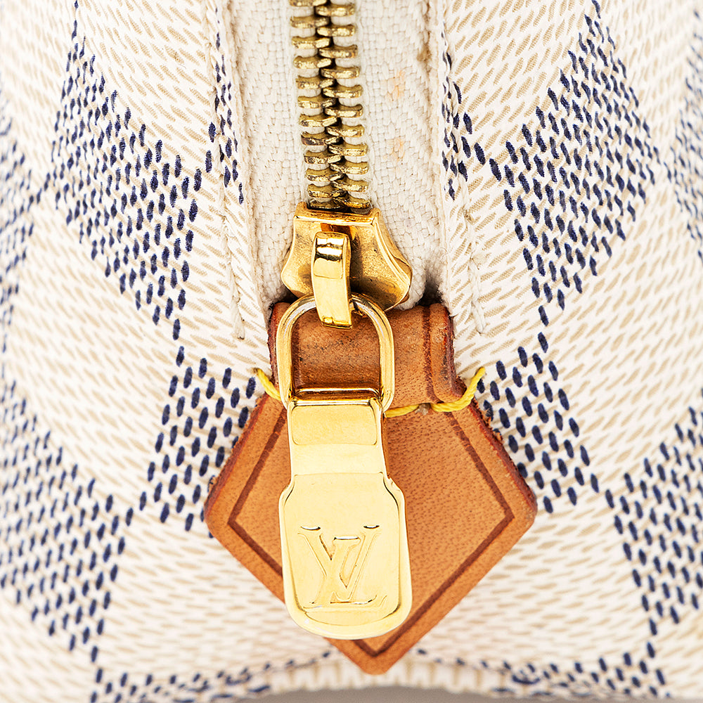 Louis Vuitton Damier Azur Cosmetic Pouch (SHF-21067)