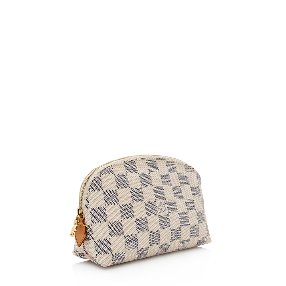 Louis Vuitton Damier Azur Cosmetic Pouch (SHF-21067)