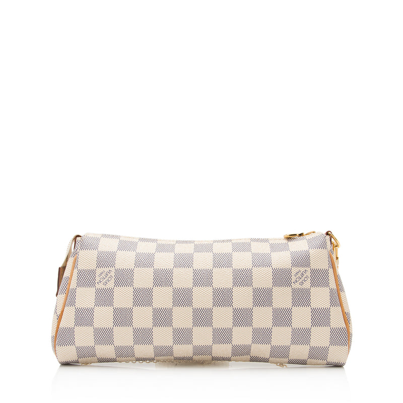 Louis Vuitton Women's Pochette Eva Damier Azur Clutch Bag