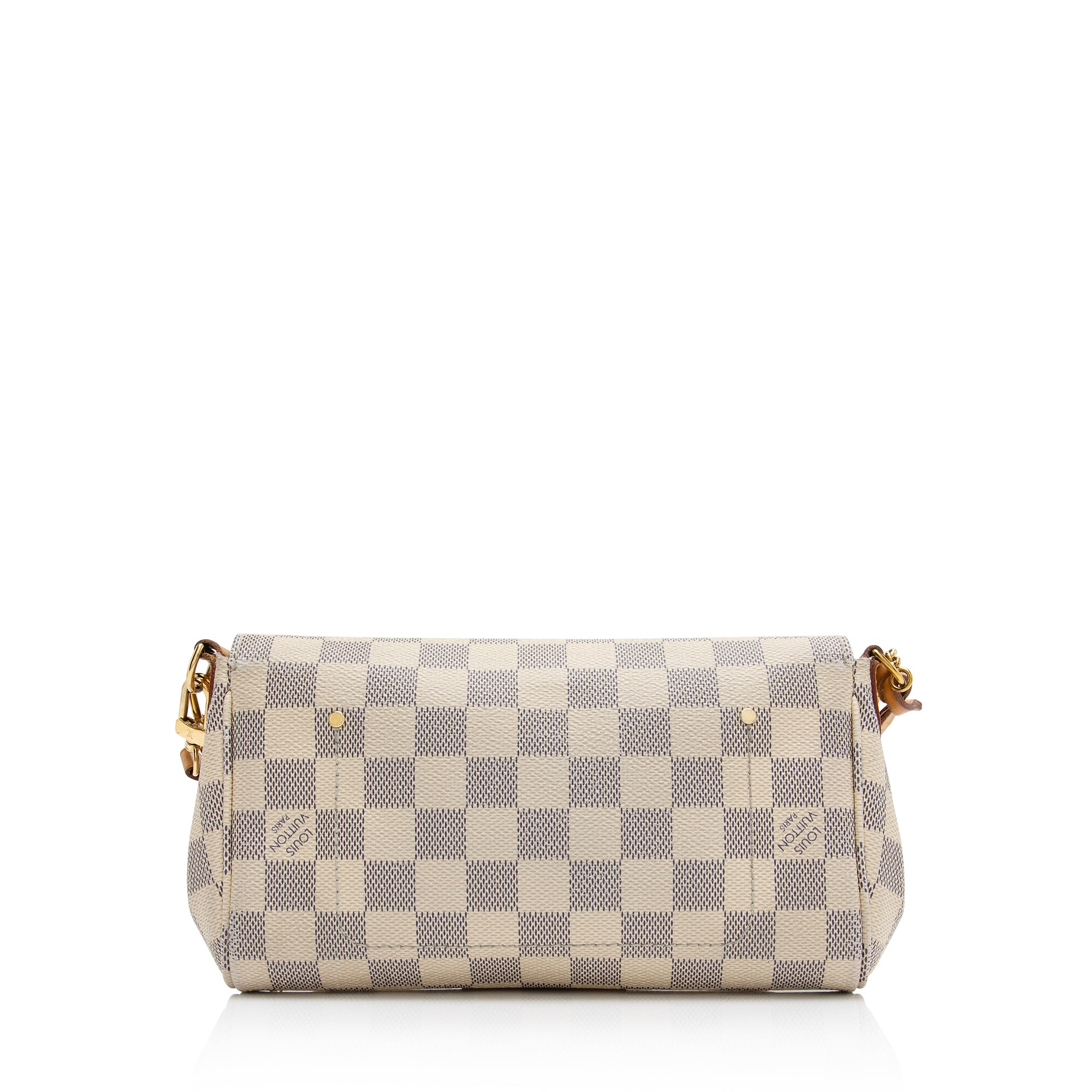 Louis Vuitton Damier Azur Favorite MM Shoulder Bag (SHF-Qu1qkL)