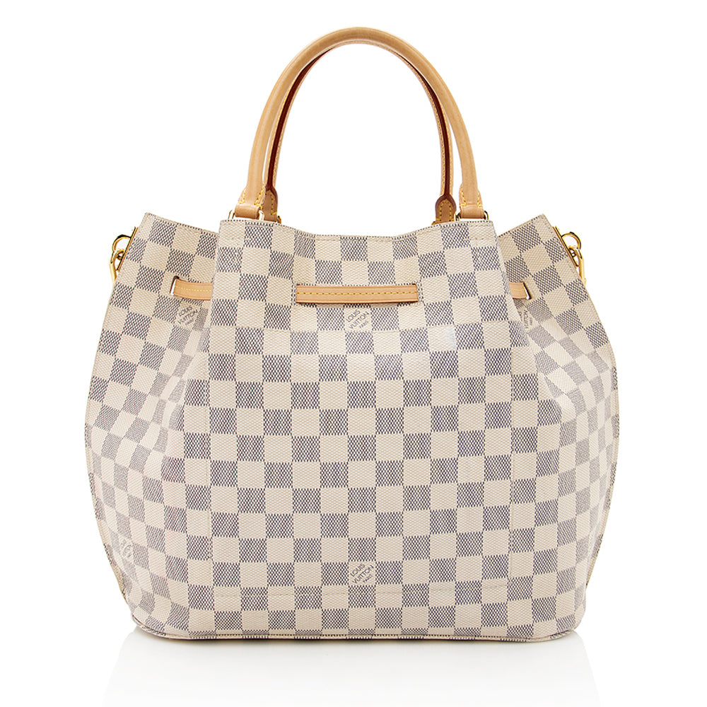 Louis Vuitton Damier Azur Girolata Tote (SHF-18933)