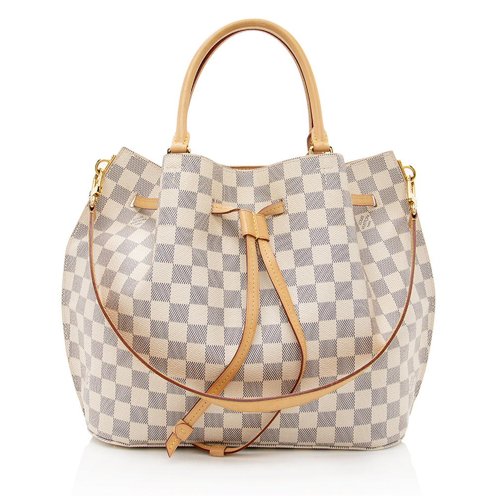 Louis Vuitton Damier Azur Girolata Tote (SHF-18933)