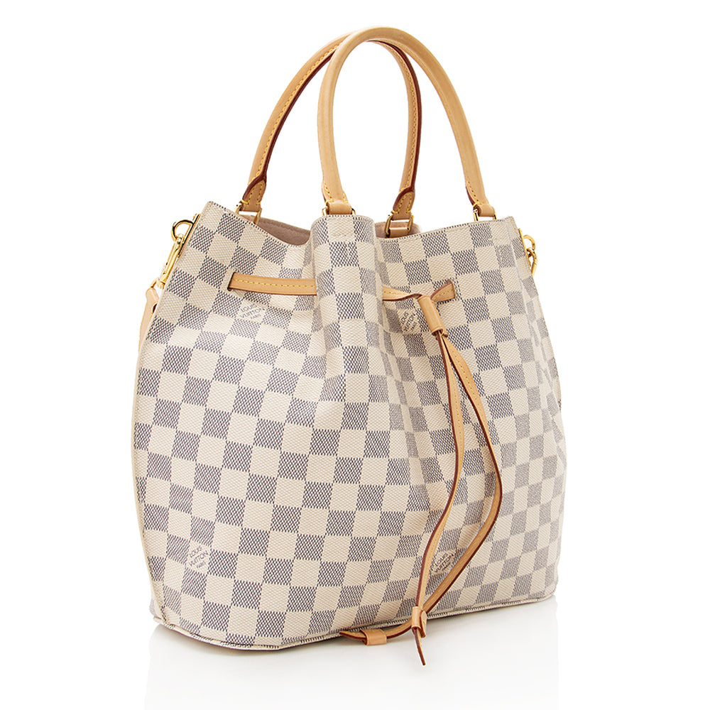 Louis Vuitton Damier Azur Girolata Tote (SHF-18933)