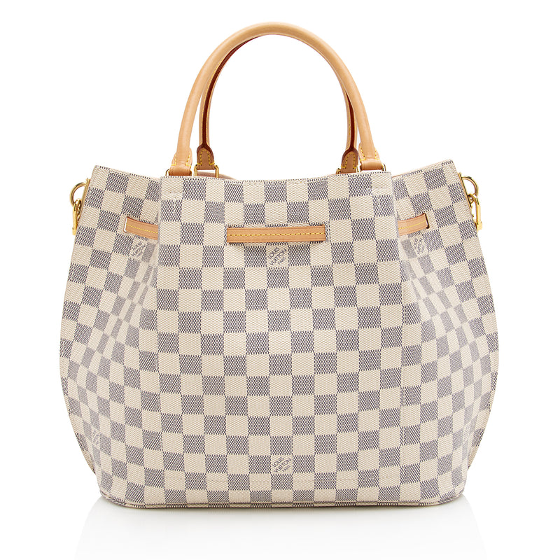 Louis Vuitton, Bags, Louis Vuitton Girolata Handbag Damier White