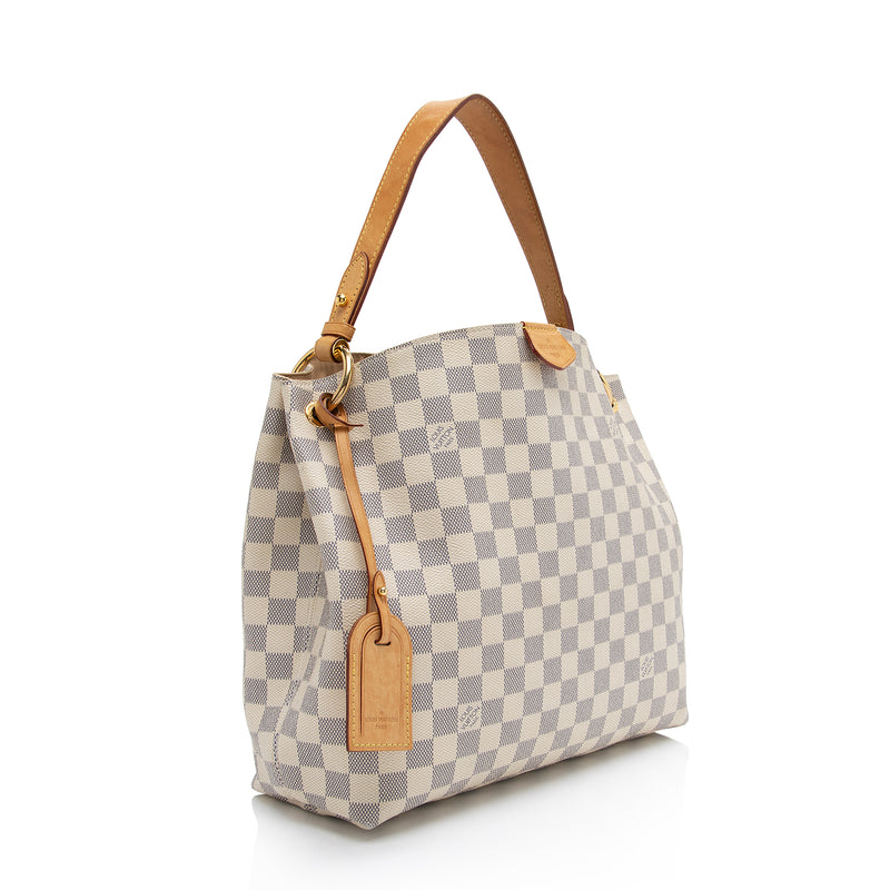 Louis Vuitton Damier Azur Graceful PM Shoulder Bag