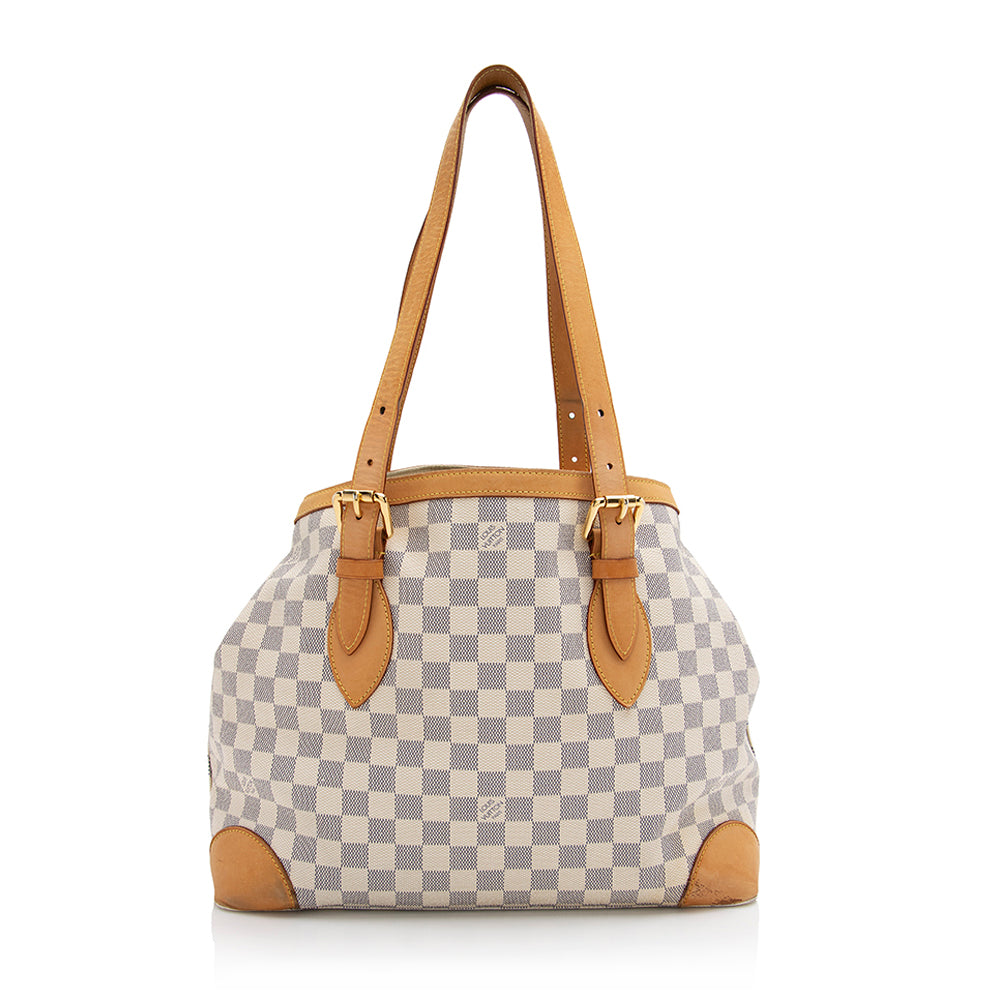 Louis Vuitton Damier Azur Hampstead MM Tote (SHF-21912)