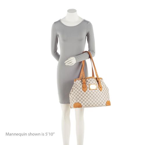 Louis Vuitton Damier Azur Hampstead MM Tote (SHF-21912)