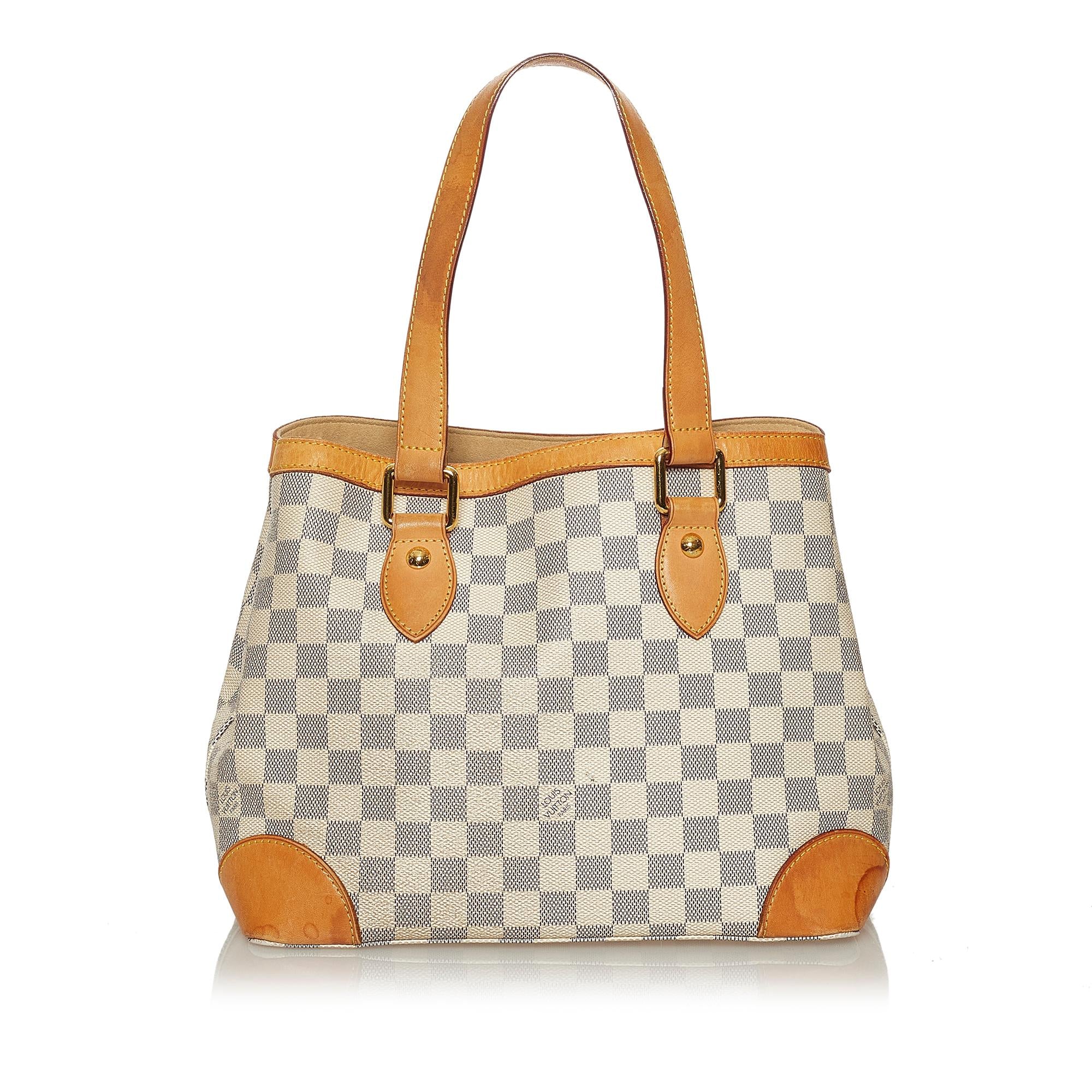 Louis Vuitton Damier Azur Hampstead MM (SHG-28538)