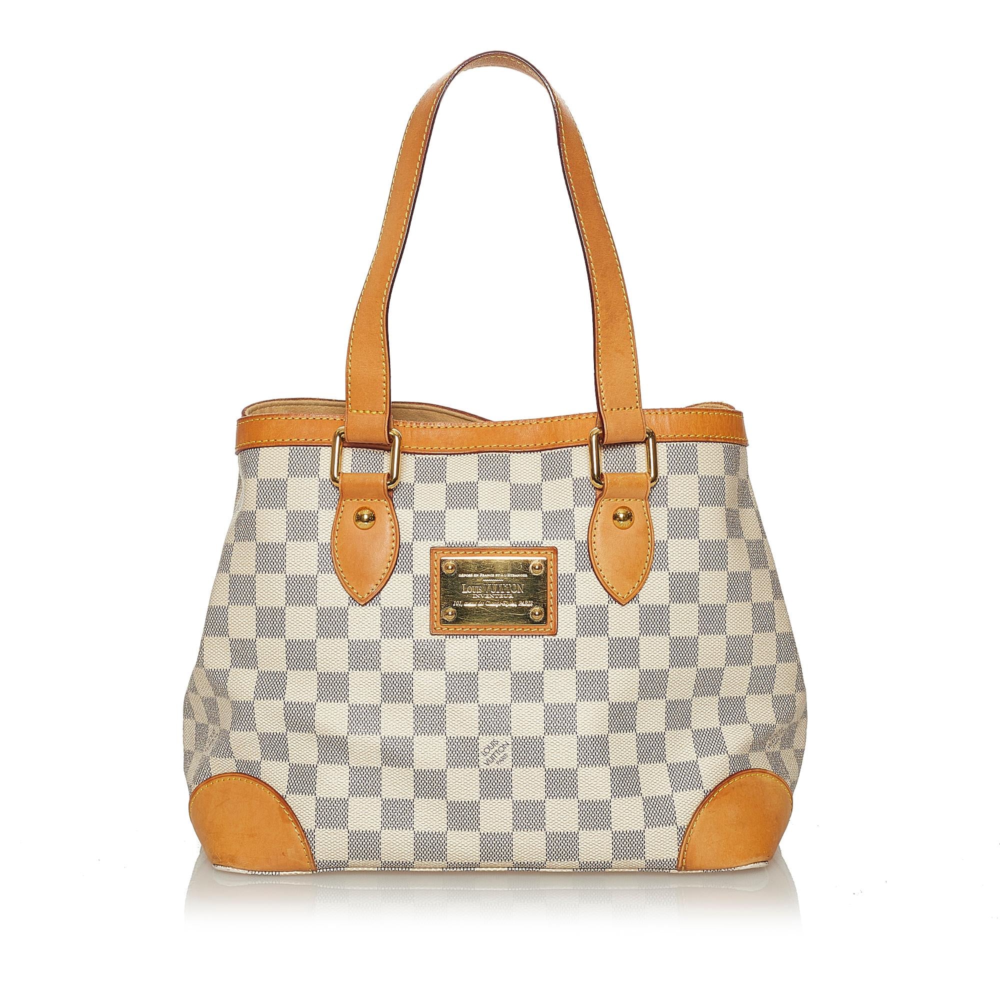 Louis Vuitton Damier Azur Hampstead MM (SHG-28538)