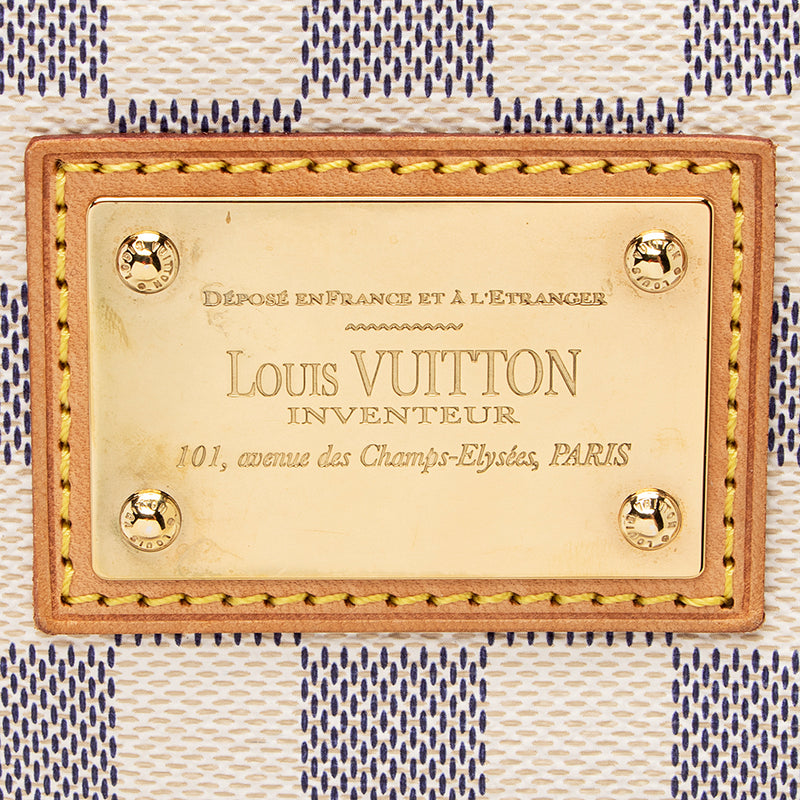 Louis Vuitton Damier Azur Hampstead PM Tote (SHF-20601)