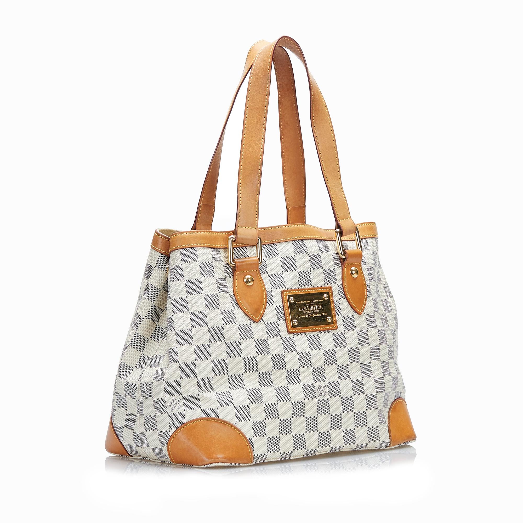Louis Vuitton Damier Azur Hampstead PM (SHG-37862)