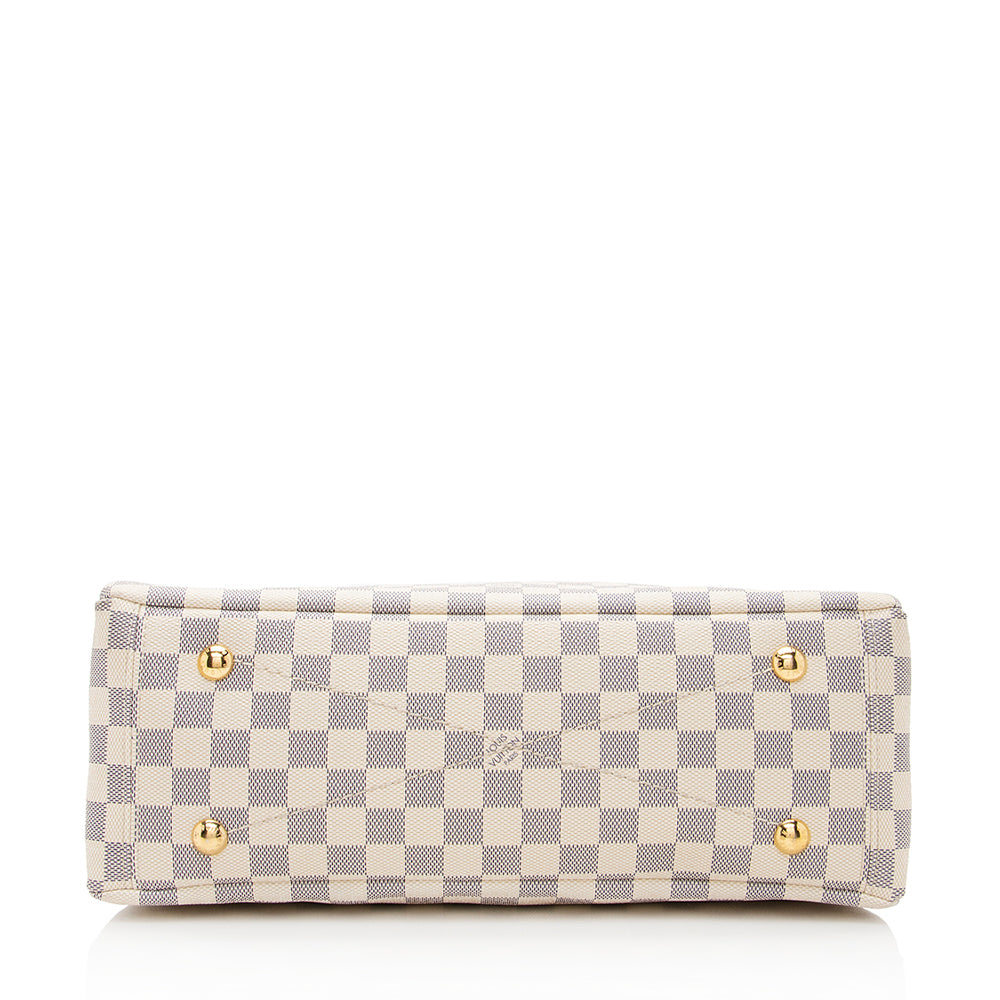 Louis Vuitton Damier Azur Lymington Tote (SHF-19073)