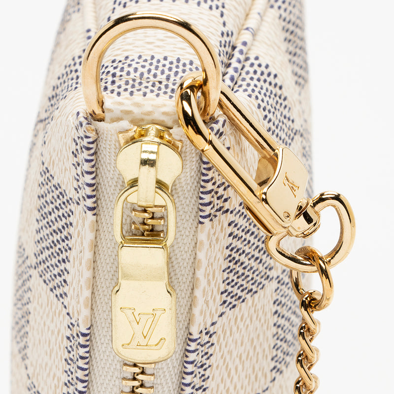 Louis Vuitton Damier Azur Mini Pochette Accessoires (SHF-16530) – LuxeDH