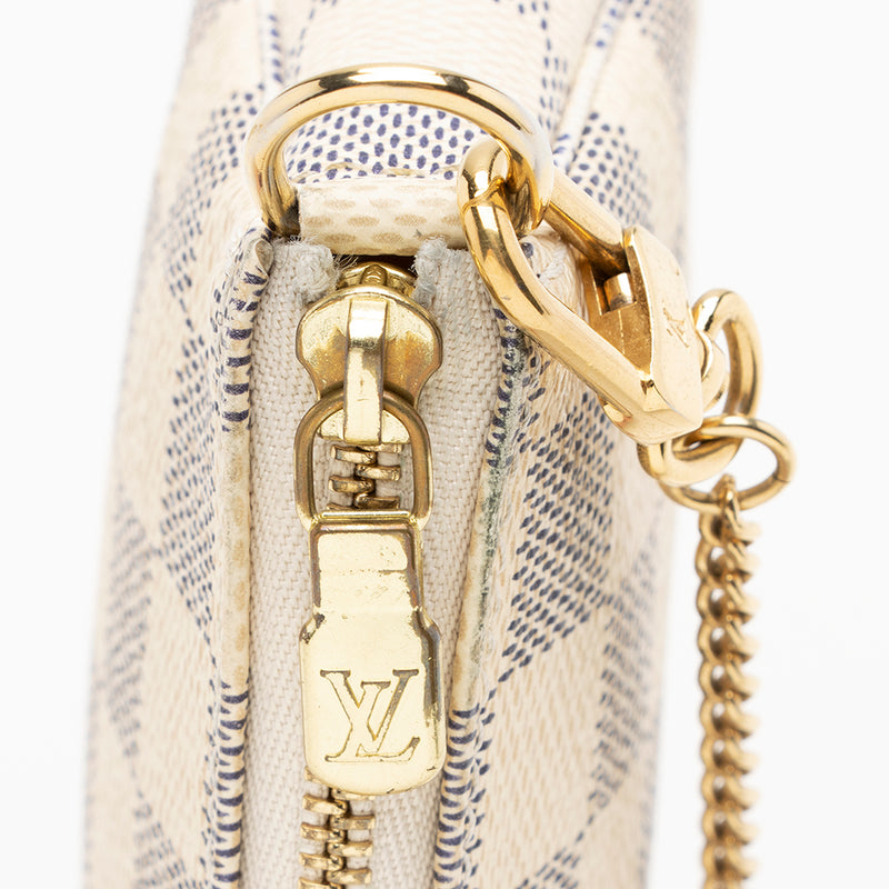 Louis Vuitton Damier Azur Mini Pochette Accessoires (SHF-15798
