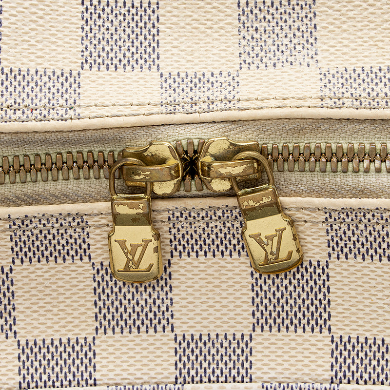 Sold at Auction: Quality Marked LV Louis Vuitton White Cross Body Naviglio  Damier Azur Shoulder Bag (30x30cm)