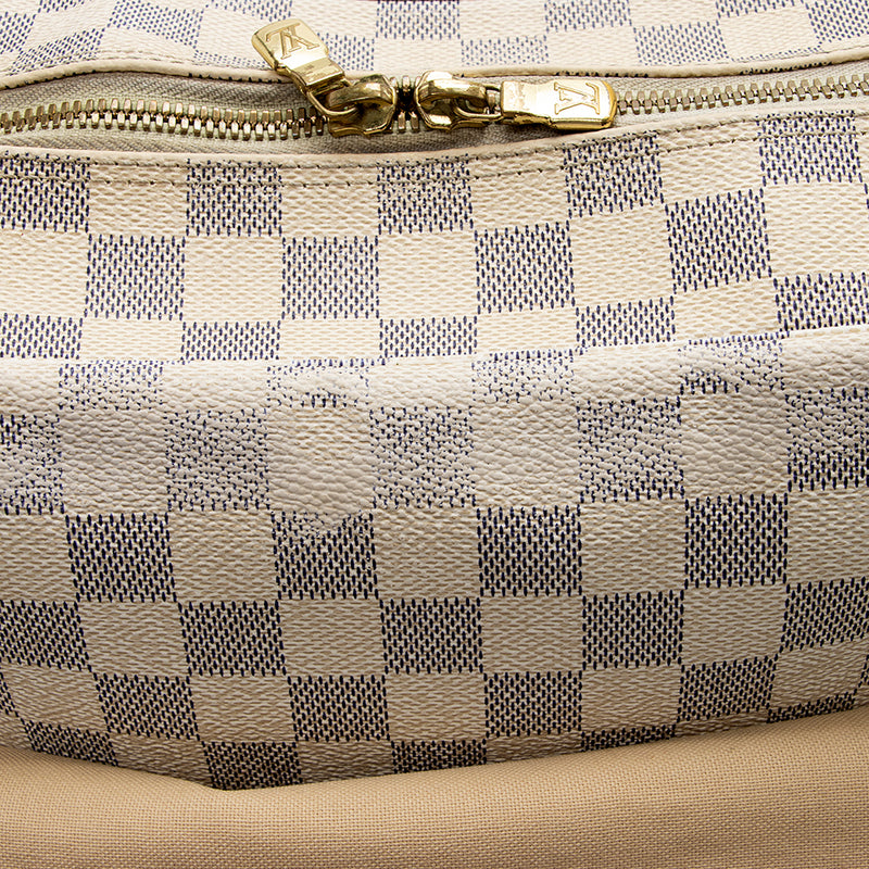 Authentic LOUIS VUITTON Damier Azur Messenger Bag Crossbody Bag Naviglio