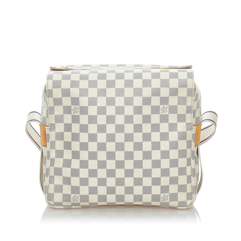 Louis Vuitton Damier Azur Naviglio - White Crossbody Bags