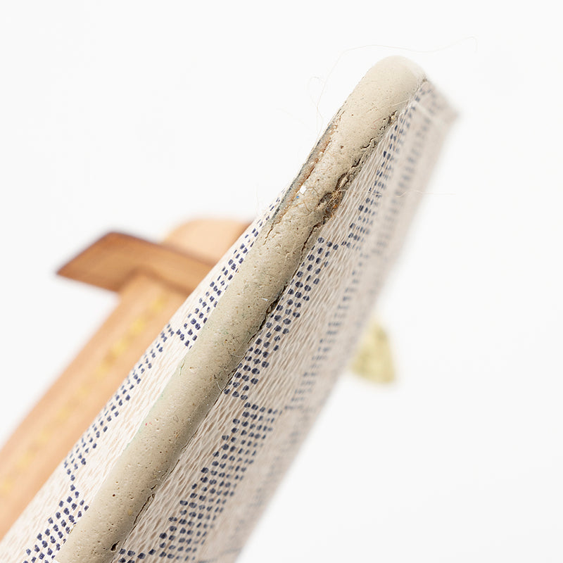 Pochette Only Neverfull Damier Azur – Keeks Designer Handbags