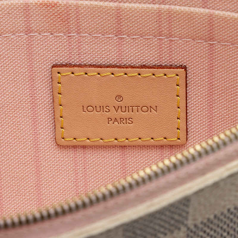 Louis Vuitton Damier Azur Neverfull MM Pochette (SHF-21426) – LuxeDH