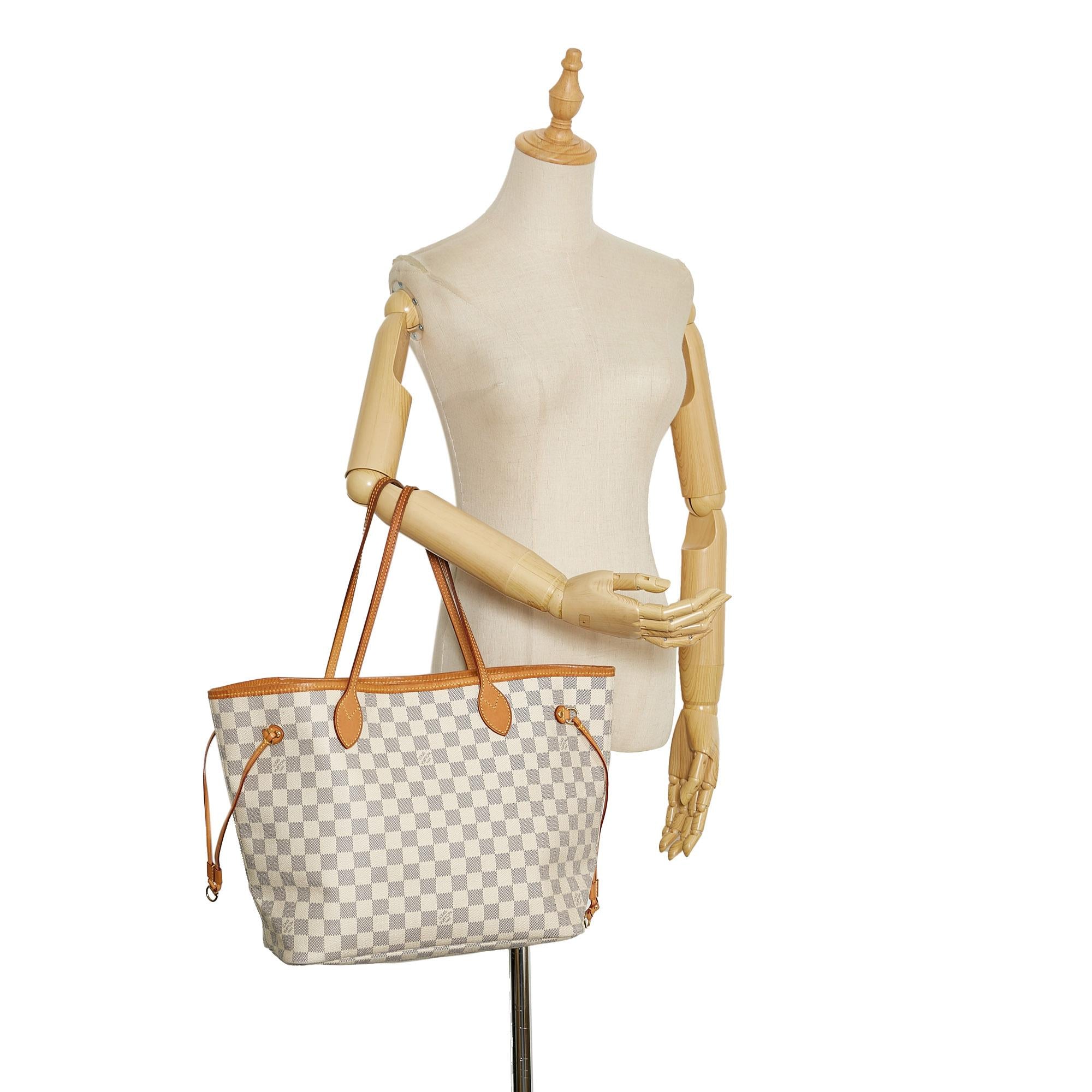 Louis Vuitton Damier Azur Neverfull MM (SHG-37160)