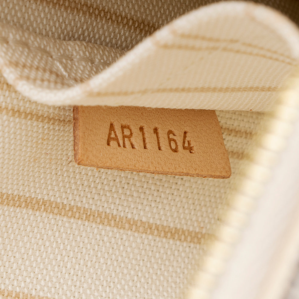 Louis Vuitton Damier Azur Neverfull PM Pochette (SHF-19112)