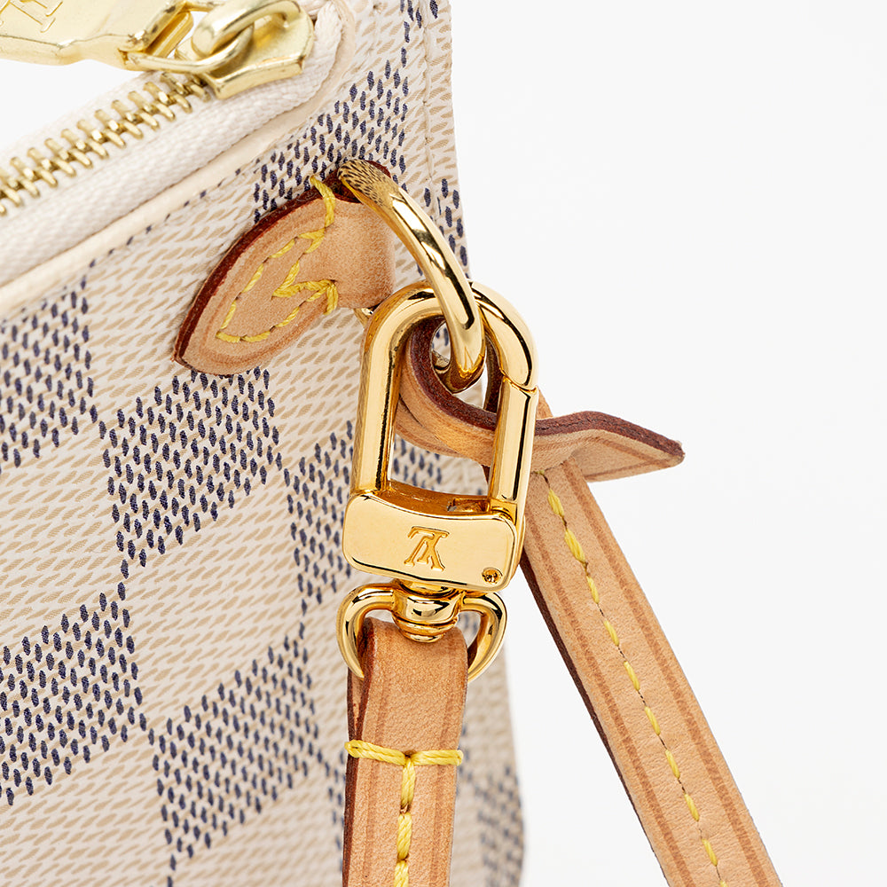 Louis Vuitton Damier Azur Neverfull PM Pochette (SHF-19112)