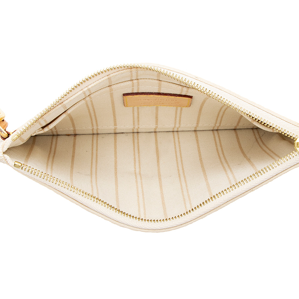 Louis Vuitton Damier Azur Neverfull PM Pochette (SHF-19112)