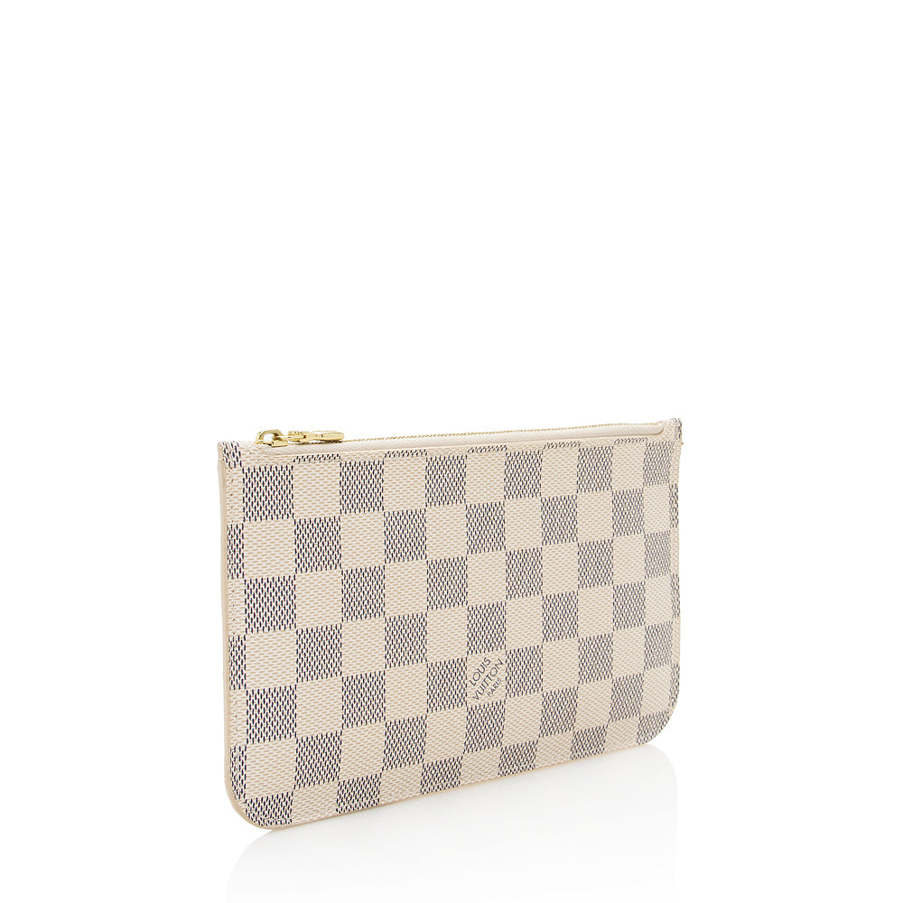 Louis Vuitton Damier Azur Neverfull PM Pochette (SHF-19112)