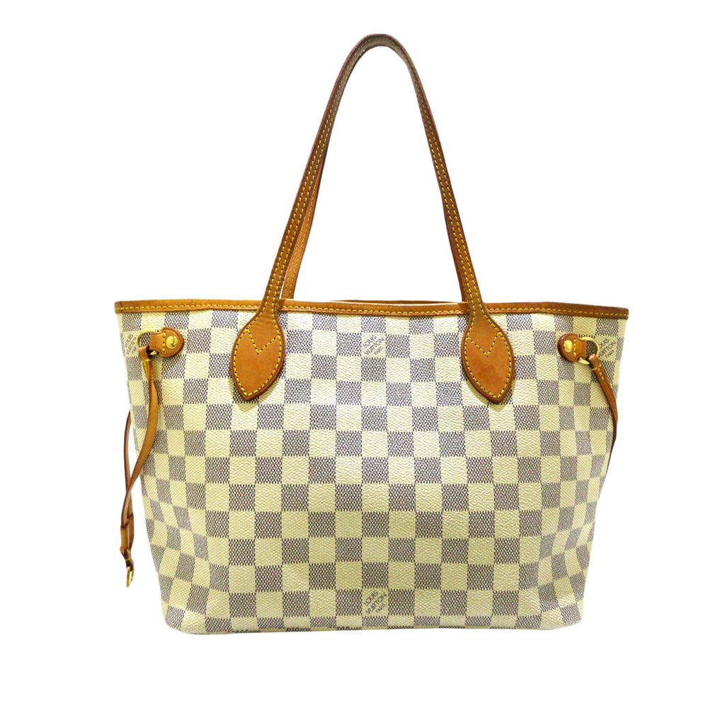 Louis Vuitton Damier Azure Neverfull PM With Pouch - dress. Raleigh