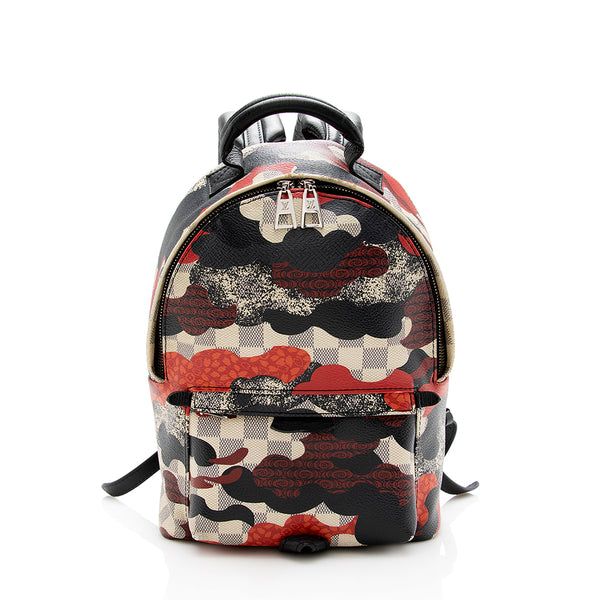 Louis Vuitton Limited Edition Palm Springs Backpack in Patchwork Wave Damier Louis Vuitton Denim Damier Monogram Patchwork Palm Springs  main image 4