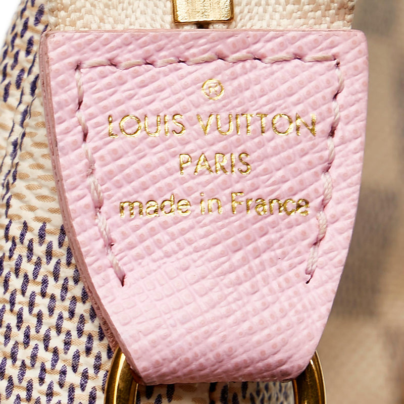 Louis Vuitton Damier Azur Pochette Accessories Illustre Transatlantic –  LuxeDH