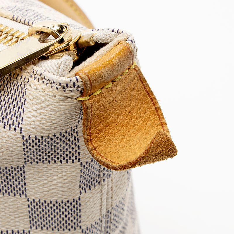 Louis Vuitton Damier Azur Saleya mm Zip Tote Bag 89lk615s