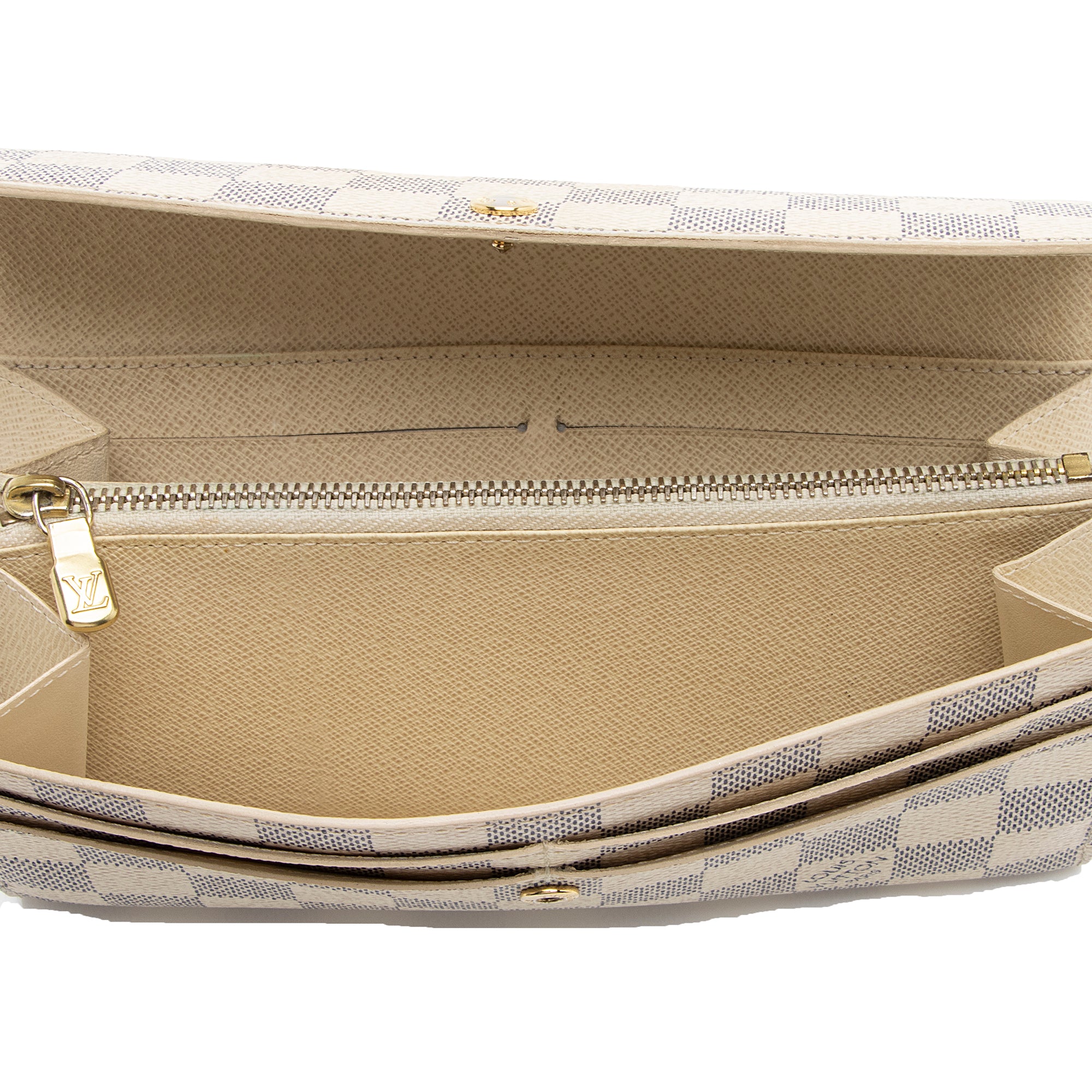 Louis Vuitton Damier Azur Sarah Wallet (SHF-23551)