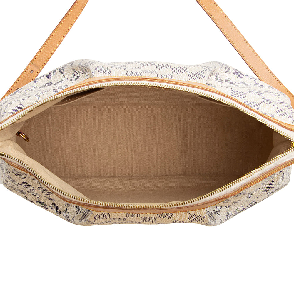 Louis Vuitton Damier Azur Siracusa MM Shoulder Bag (SHF-21272)