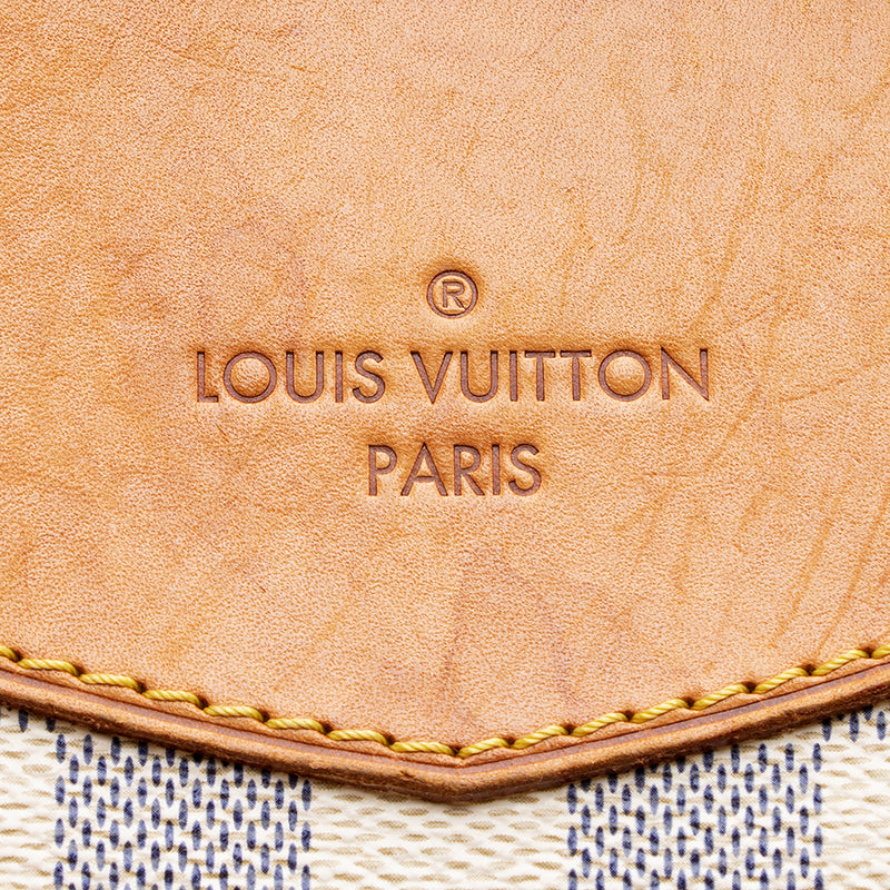 ❤️REVIEW- Louis Vuitton Siracusa GM Damier Azur bag 