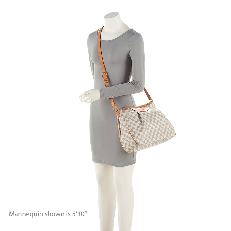 Louis Vuitton Damier Azur Siracusa MM Shoulder Bag (SHF-21272) – LuxeDH