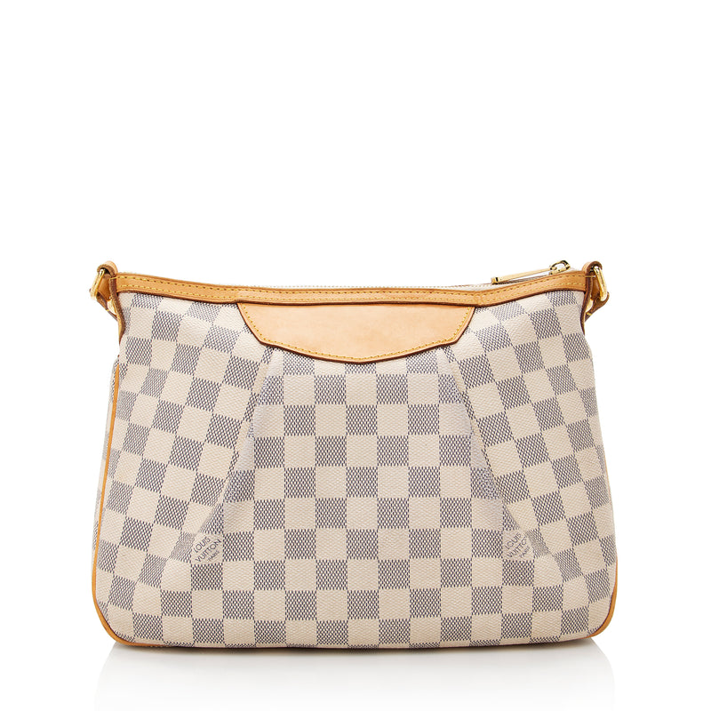 Louis Vuitton Damier Azur Siracusa PM Shoulder Bag (SHF-22193)