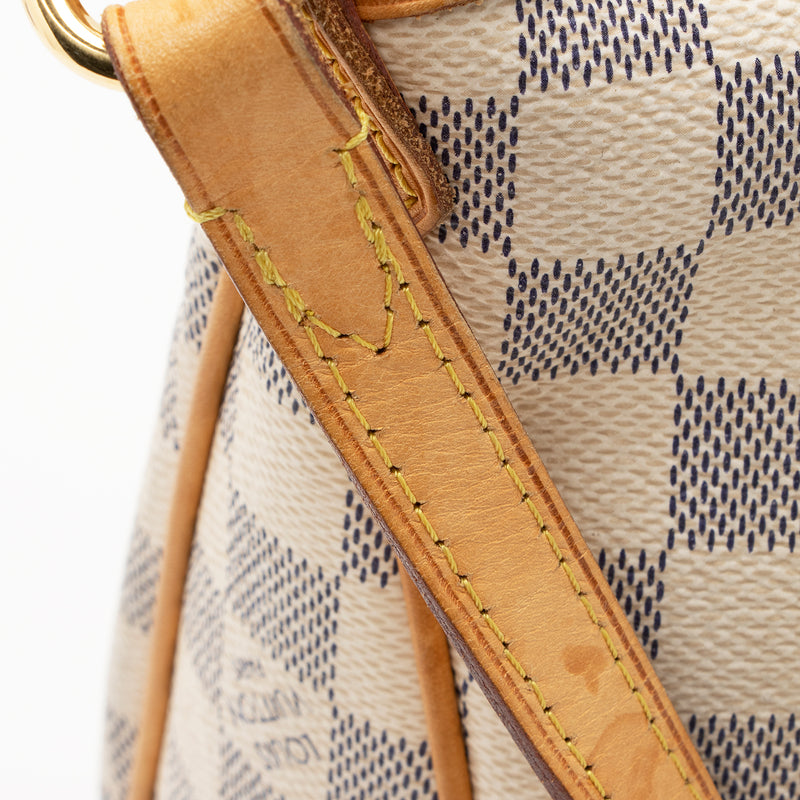 Louis Vuitton Damier Azur Siracusa PM Shoulder Bag (SHF-22193)