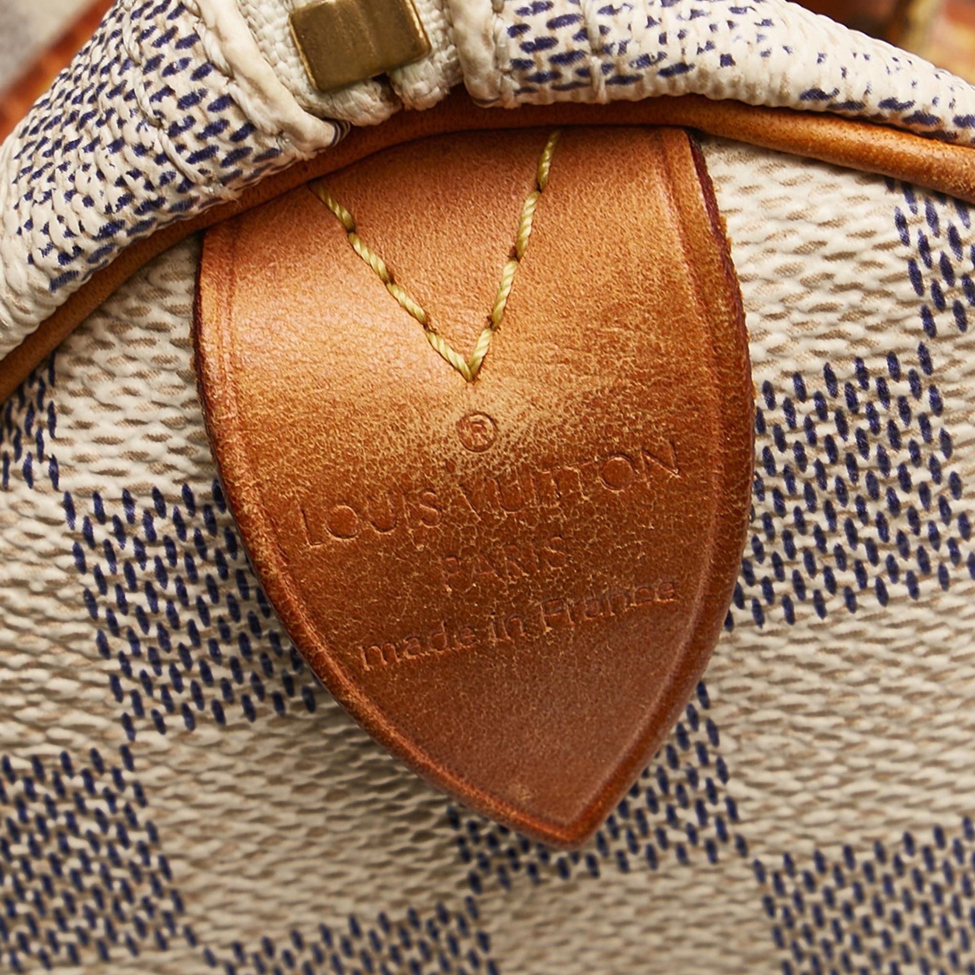 Louis Vuitton Damier Azur Speedy 25 (SHG-35882)