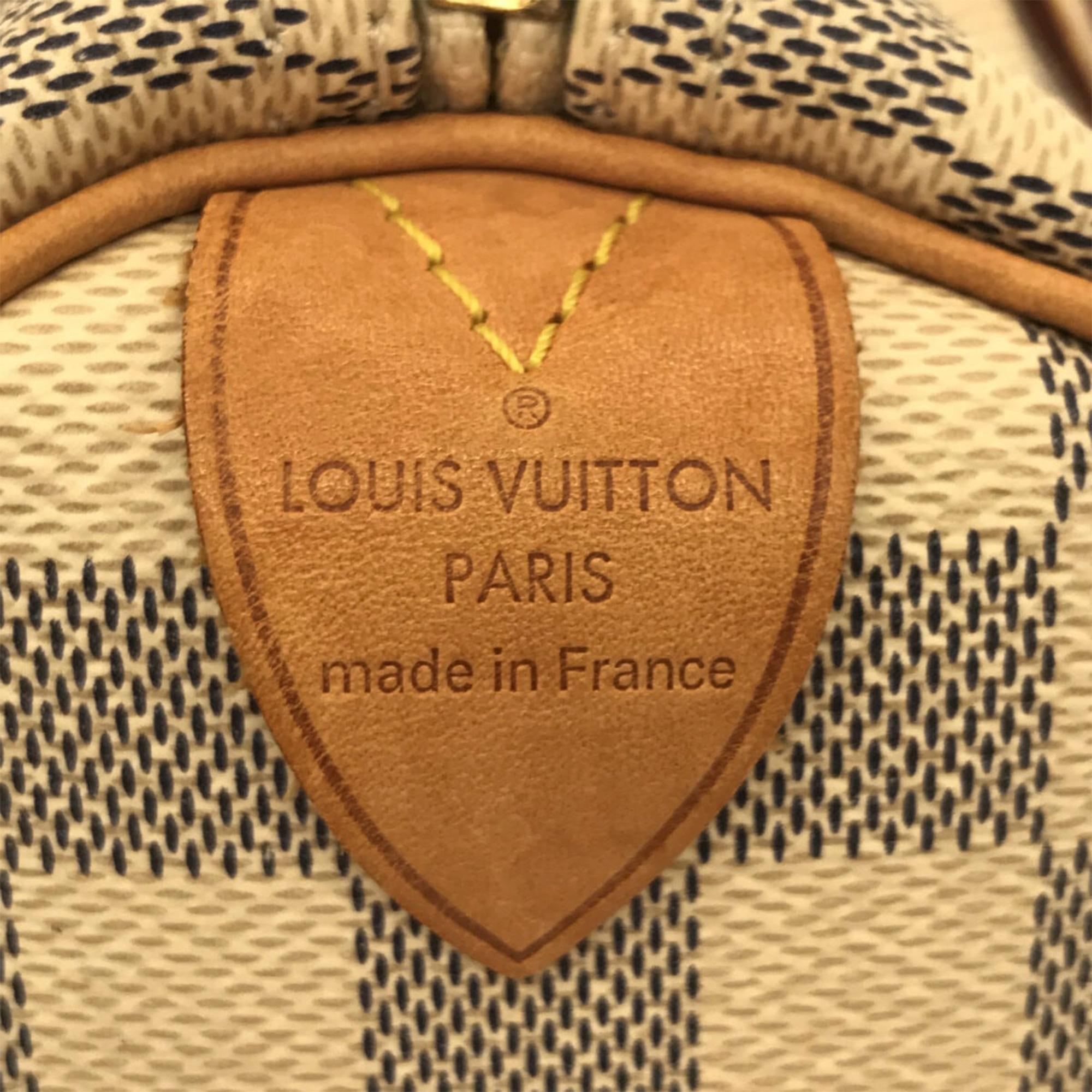 Louis Vuitton Damier Azur Speedy 25 (SHG-35994)