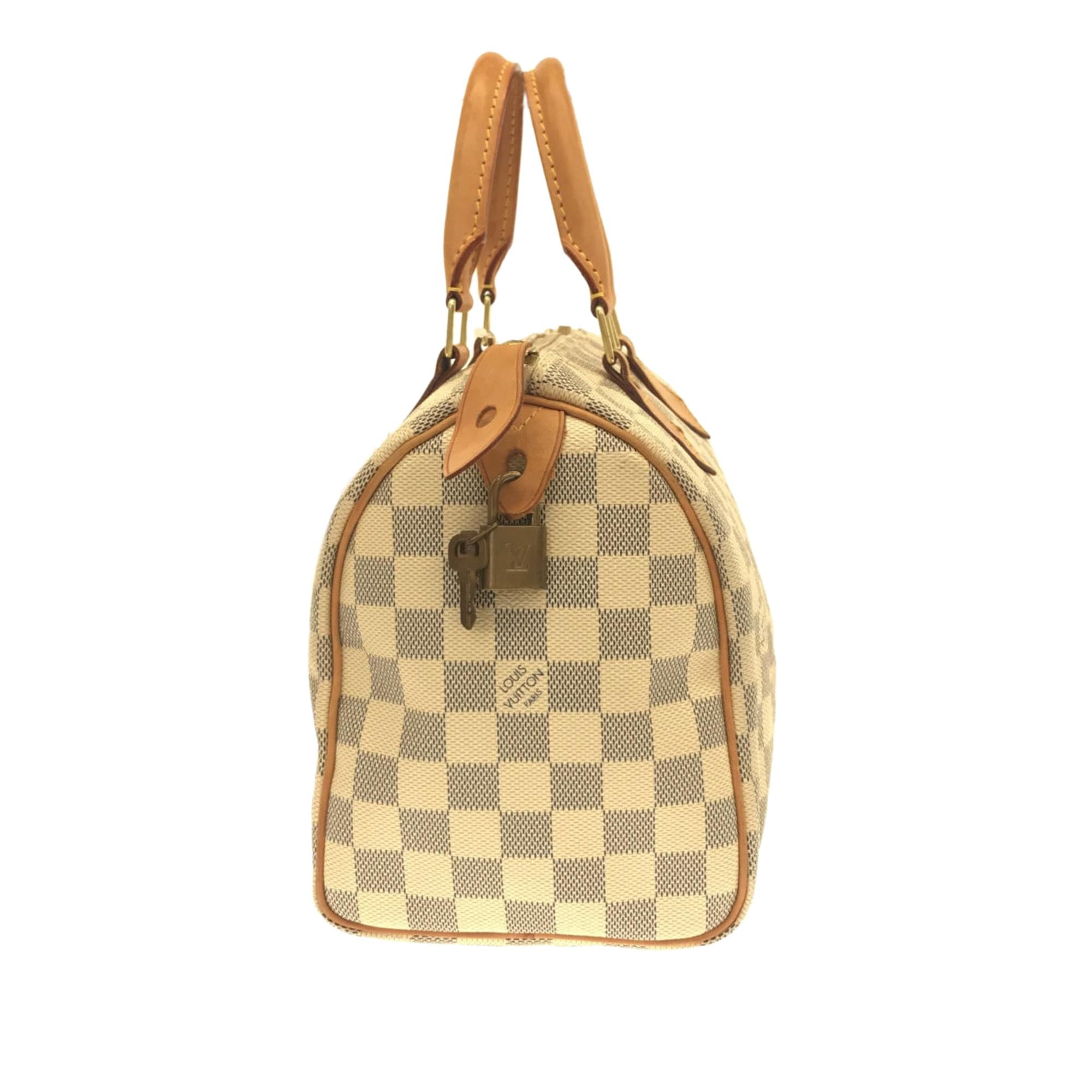 Louis Vuitton Damier Azur Speedy 25 (SHG-35994)