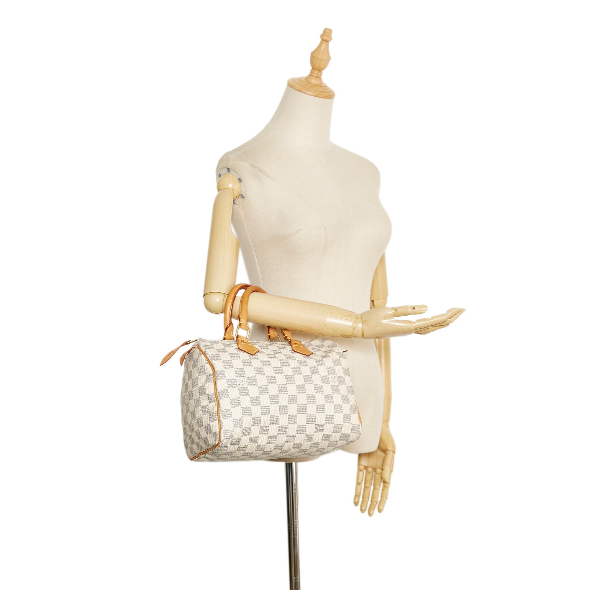 Louis Vuitton Damier Azur Speedy 25 (SHG-SqqRDb)