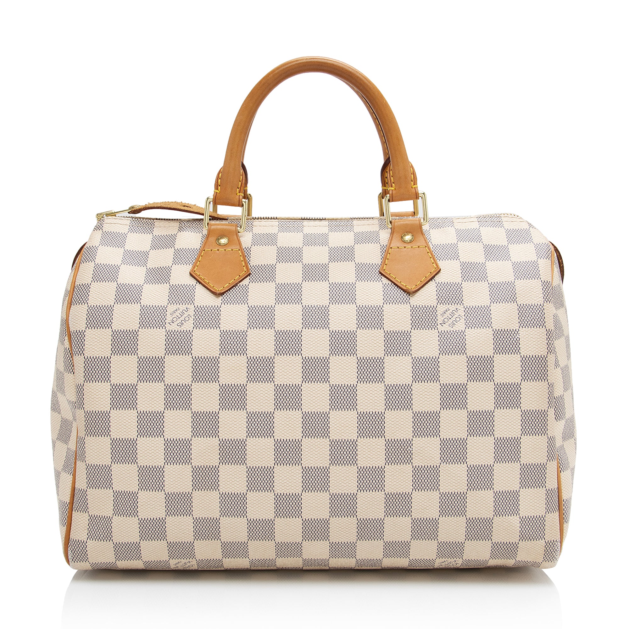 Louis Vuitton Damier Azur Speedy 30 Satchel (SHF-EJWajq)