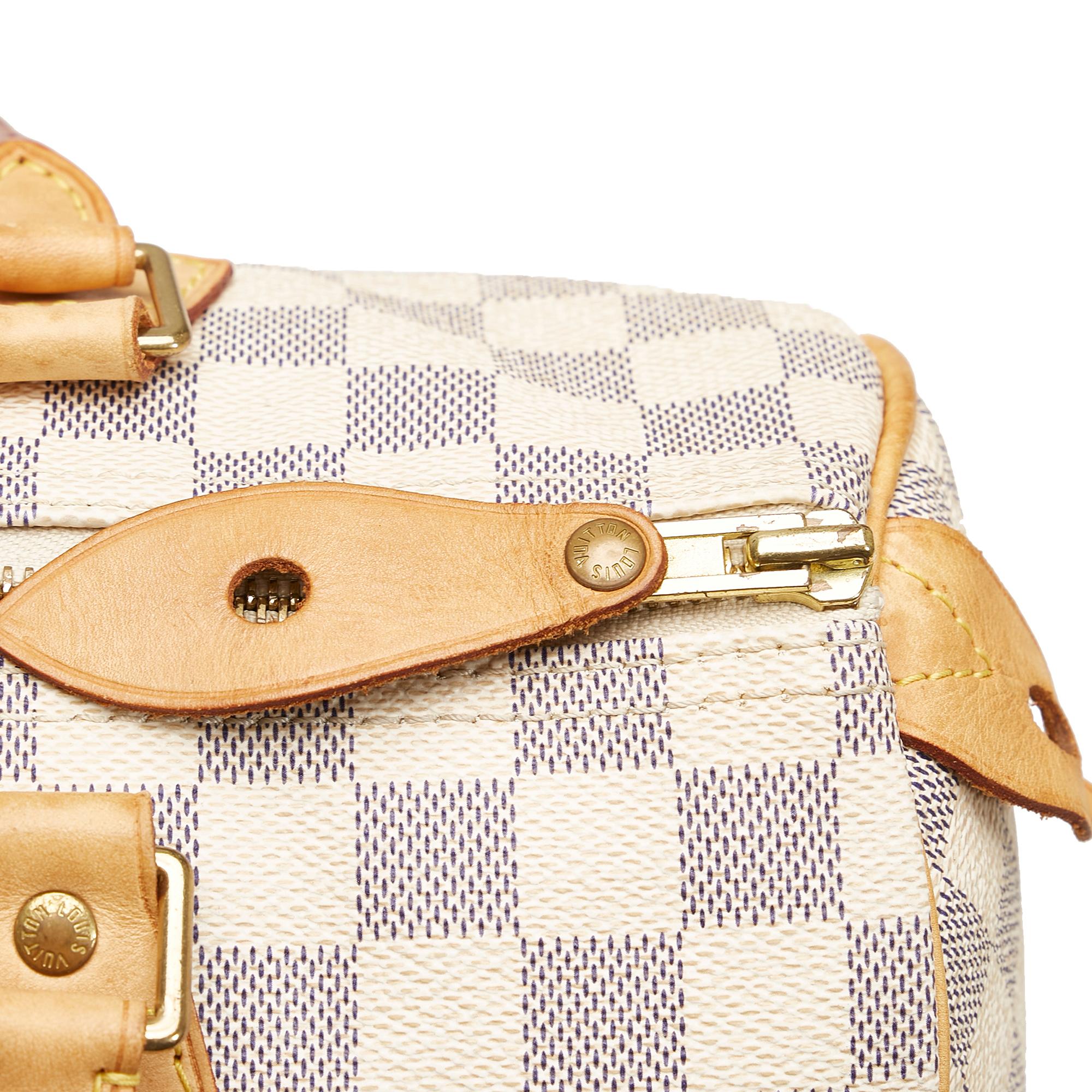 Louis Vuitton Damier Azur Speedy 30 (SHG-37849)
