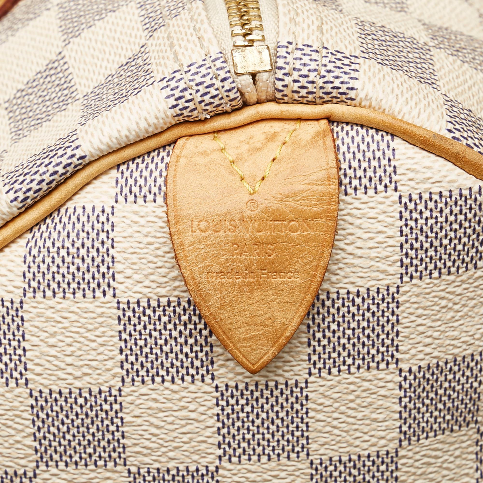 Louis Vuitton Damier Azur Speedy 30 (SHG-37849)