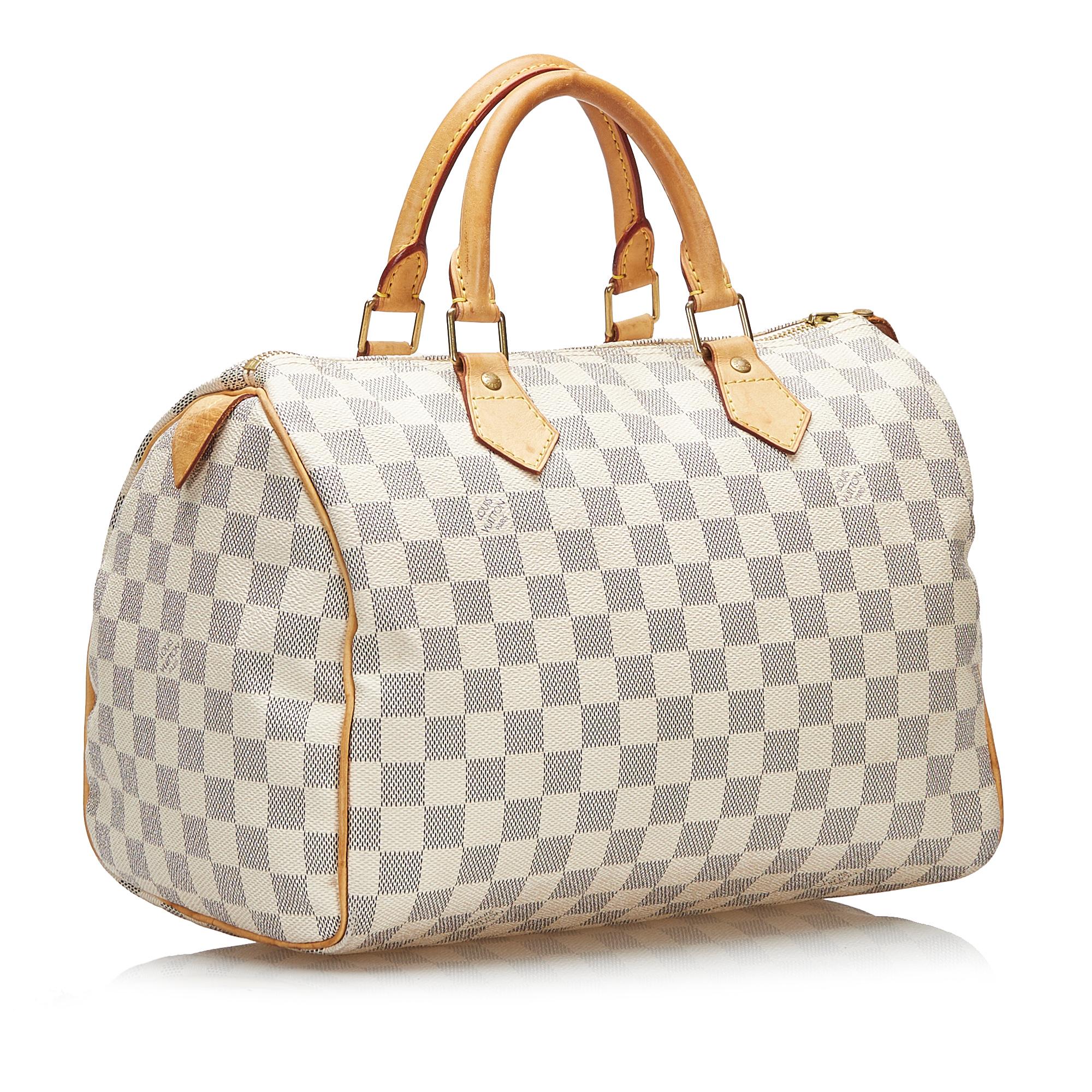 Louis Vuitton Damier Azur Speedy 30 (SHG-37849)